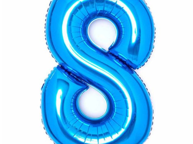 Blue Number 8 image