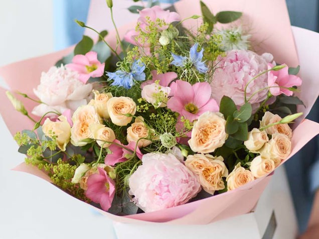 Summer Peonies Bouquet image
