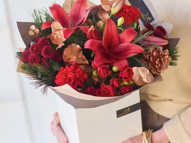 Classic Christmas Hand Tied Bouquet  image