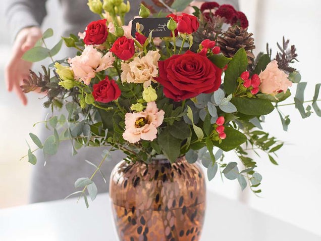 Christmas Vase arrangement image