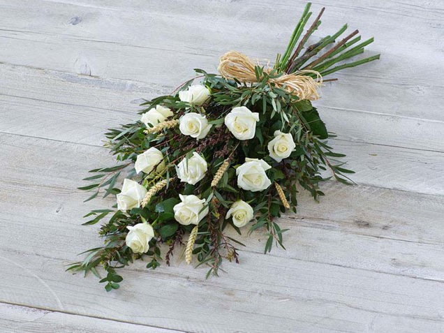 Classic White Rose Sheaf image