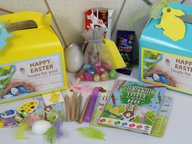 Easter Kids Boxes with fillings