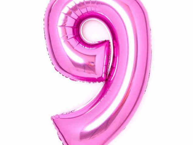 Pink Number 9 image