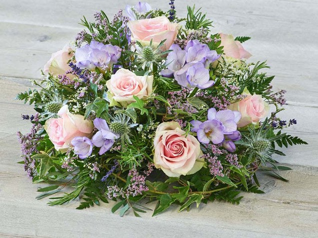 Rose and Freesia Posy image