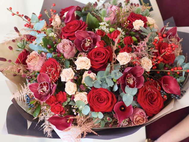 The Christmas Showstopper Bouquet image