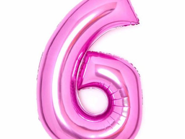 Pink Number 6 image