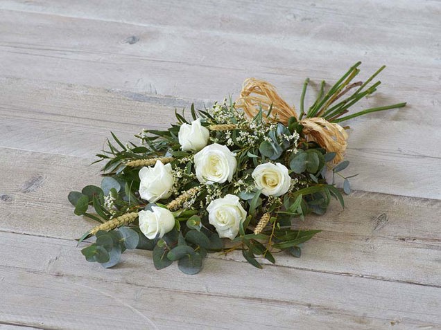 Simple White Rose Sheaf image