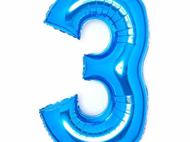 Blue Number 3 image