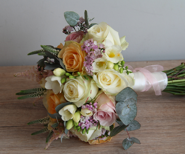 Pastels Bouquet Hand Tied