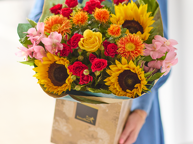 Beautiful Classic Autumn Bouquet without Lilies image