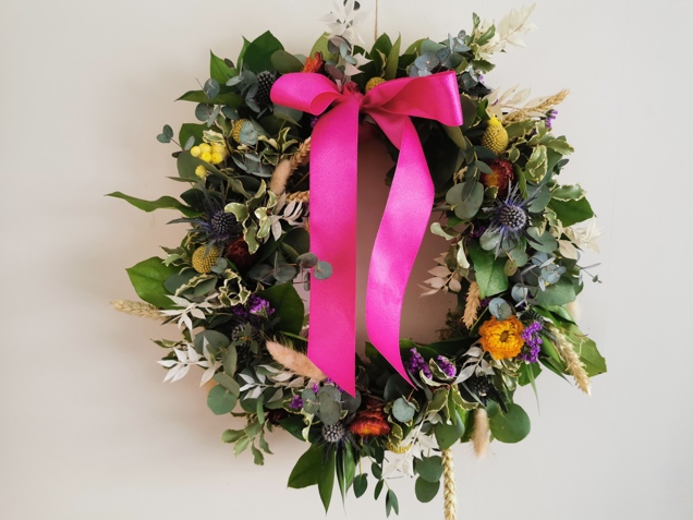 Fresh Easter wreath