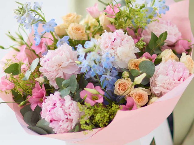 Luxury Summer Peony Bouquet image