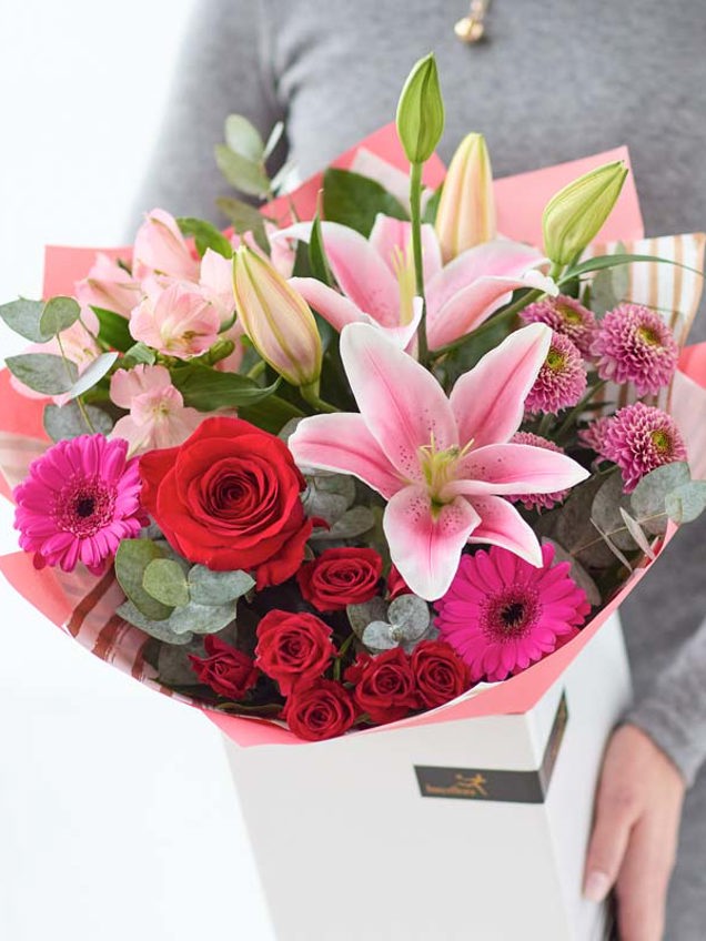 Valentine’s Mixed Bouquet with Lilies image