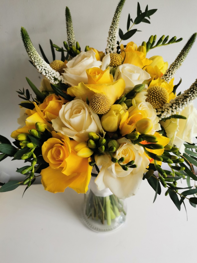 Yellow spring bouquet