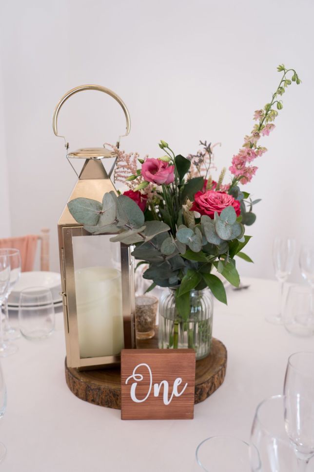 Angel Hotel Blush Pink Centrepiece2